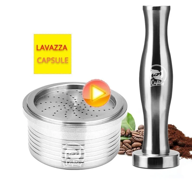 

Lavazza Point Capsule Crema Stainless Steel Refillable Pods Compatible with Coffee Machine Reusable Capsules Maker Accessory