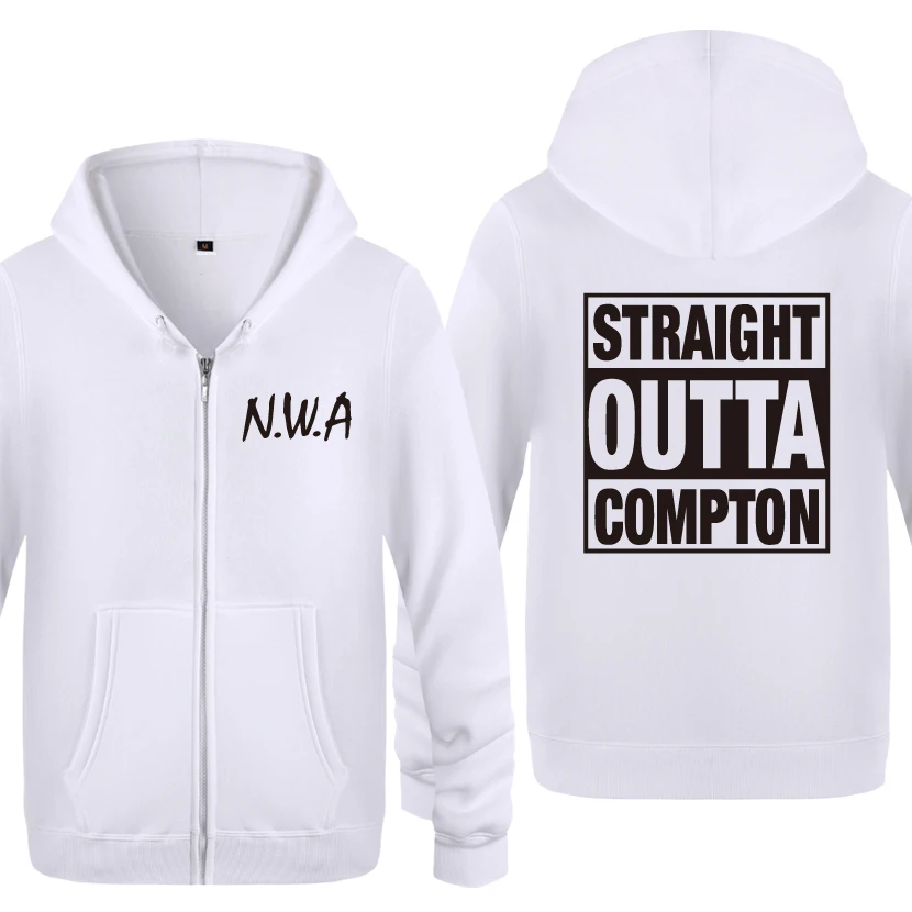 Прямые из Compton NWA Рок Рэп худи мужские мужские флисовые кардиганы на молнии толстовки с капюшоном