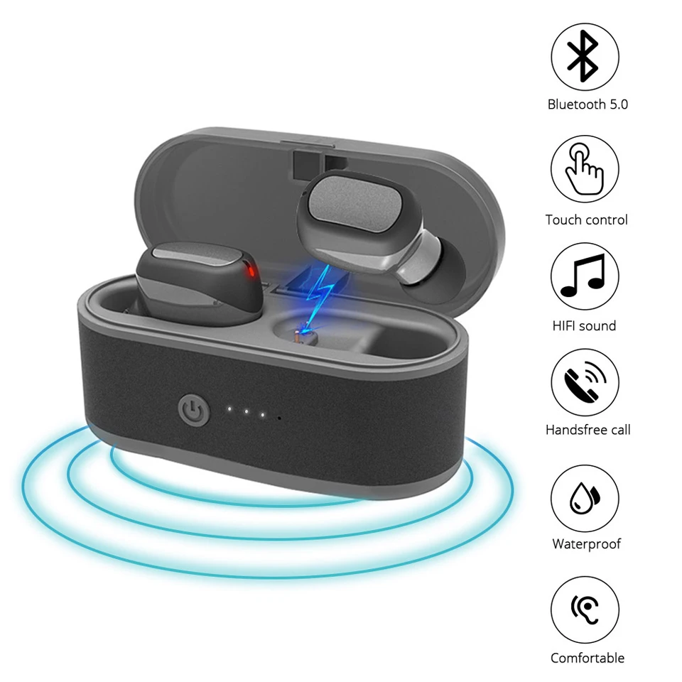 

Earphone Bluetooth Wireless Headset For Phone Sport Earbuds With Mic Waterproof Handsfree For Meizu Xiaomi Sony Gaming Headset