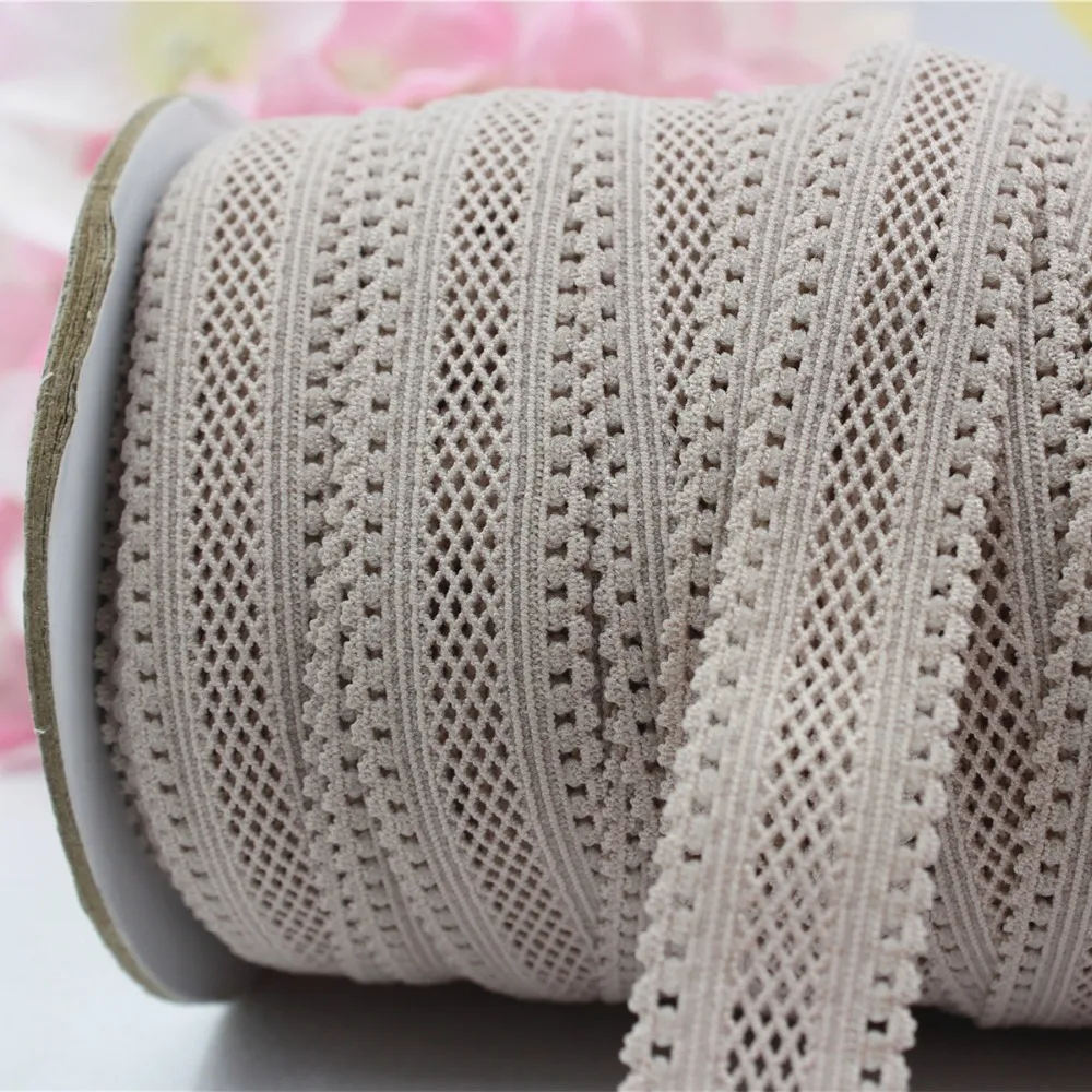 

1653040 , free shipping, width 16mm lace elastic solid color ribbon, 10 yards DIY handmade hair accessories Material