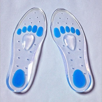 

new Support Running Sport Insoles Shock Absorption Pads Unisex Medical Silicone Gel Orthotic Insoles Treatment Heel Pain Arch