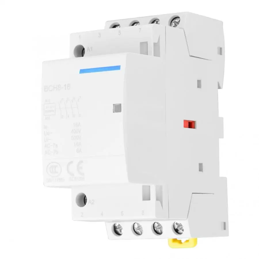 Contacteur modulaire 4P 16A 24V 220 V/230 V 50/60Hz AC контактор для дома din-рейку 2NO 2NC электрическое