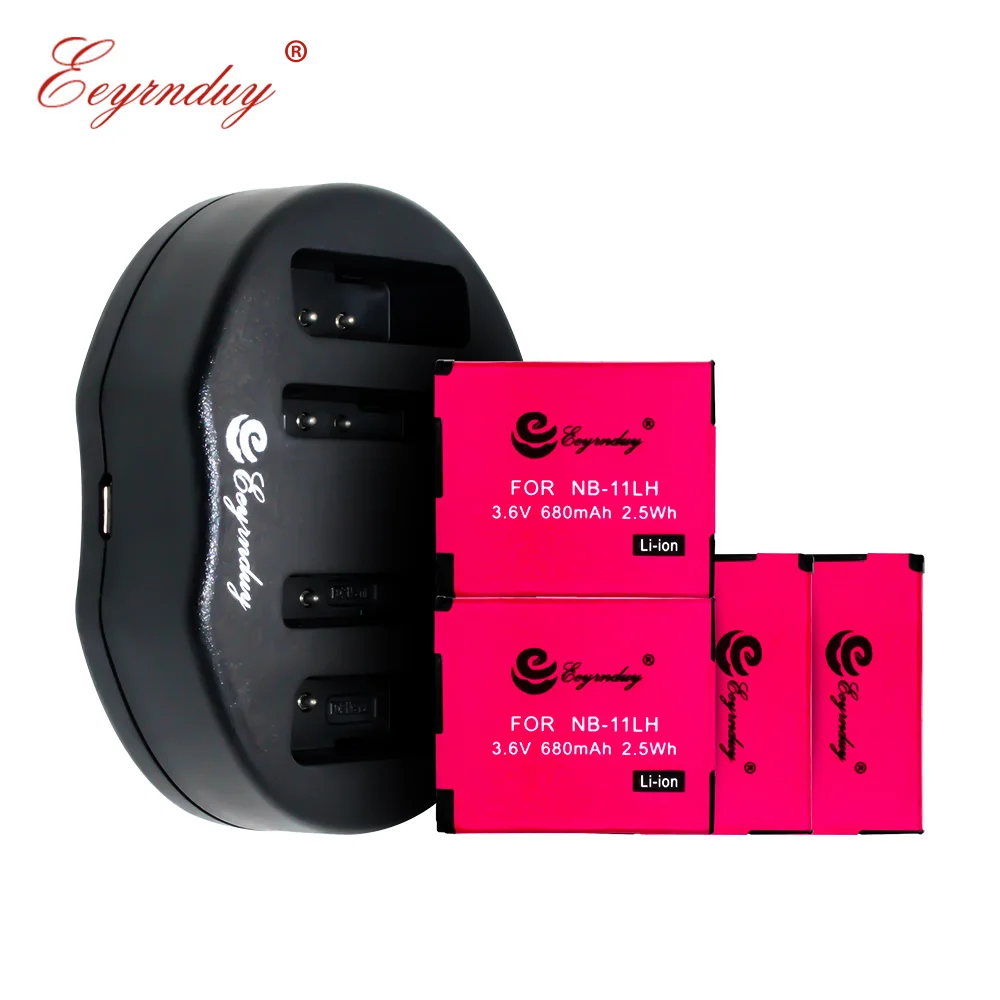 

Rechargeable Battery (4-Pack) + USB Charger for Canon NB-11L A2300 IS A2400 IS A3400 IS A4000 IS ELPH 110 HS
