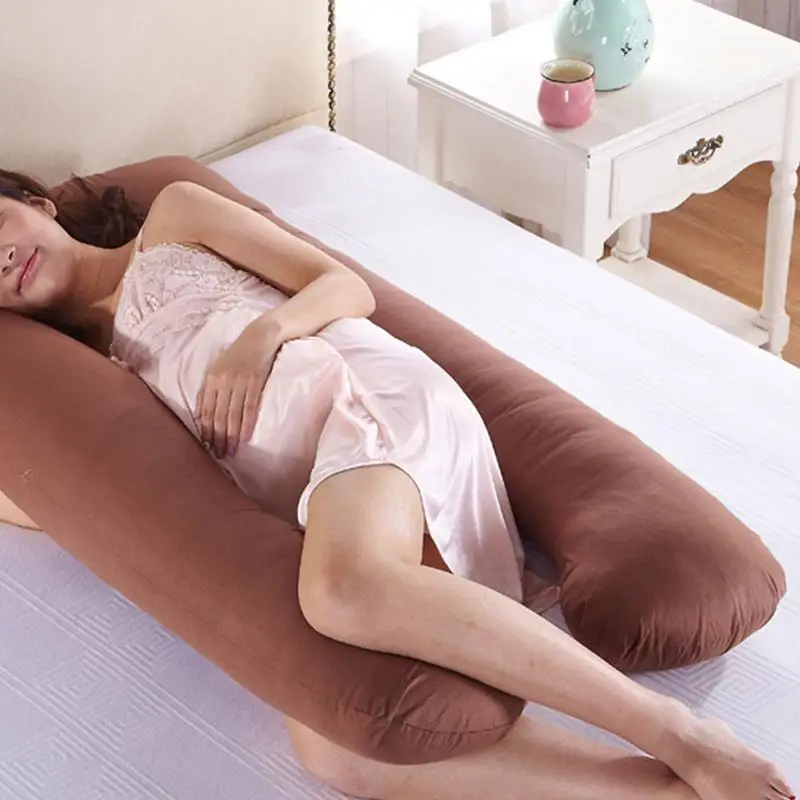 Подушка для беременных и кормящих спящий на боку для беременных женщин постельные принадлежности полный корпус u-образная Подушка длинный
