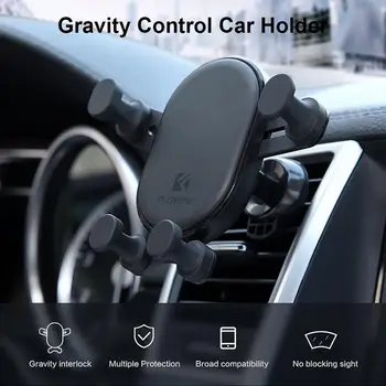 

Auto Lock Air Vent Universal Phone Car Mount Rotating Mobile Navigation HolderSuitable For 6.5-8.5 Cm Width Mobile Phone