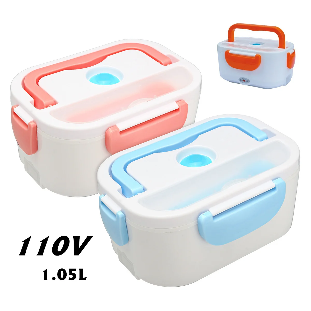 110V Portable Electric Heating Lunch Box Meal Heater Food Grade Food