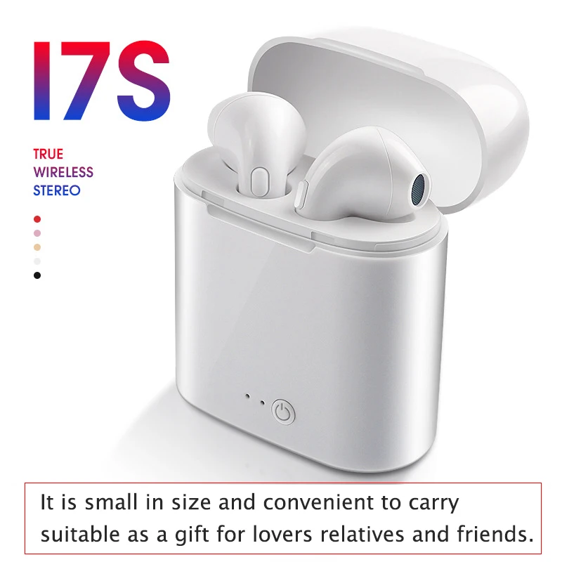 

i7STWS wireless headset Bluetooth4.2 mini stereo charging box Exemption from postage is suitable for game driving, computers