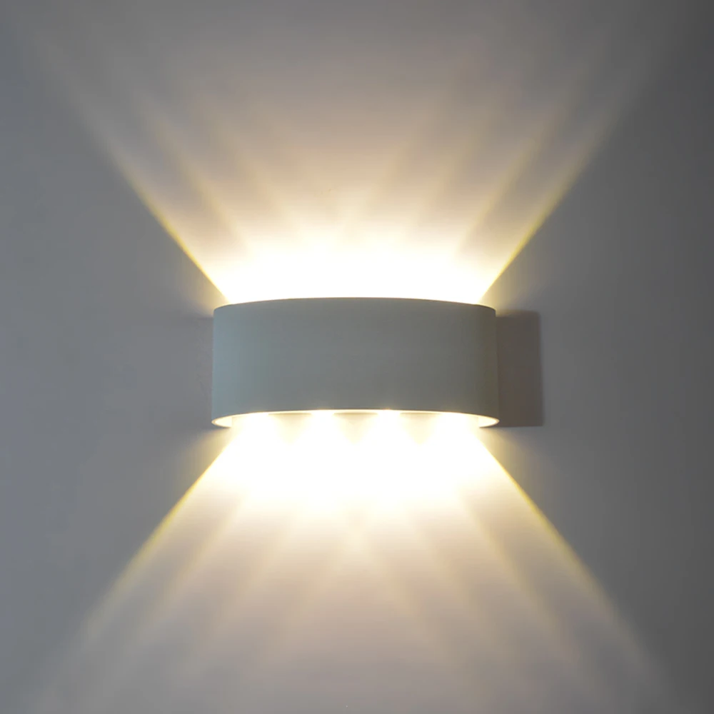 

8W COB Dual-Head Outdoor Lighting UP Down LED Wall Lamp Modern Porch Lights Waterproof Buitenverlichting For Garden Decoration