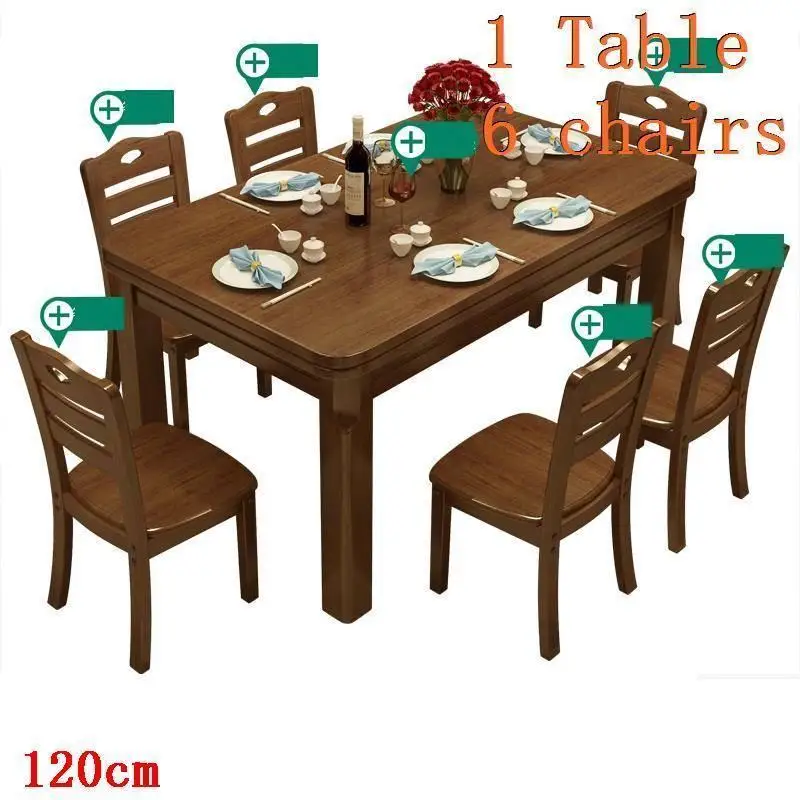 Juego Comedor Escrivaninha Room Dinning Set Salle A Manger Moderne Meja Makan Redonda De Jantar Bureau Tablo Mesa Dining Table