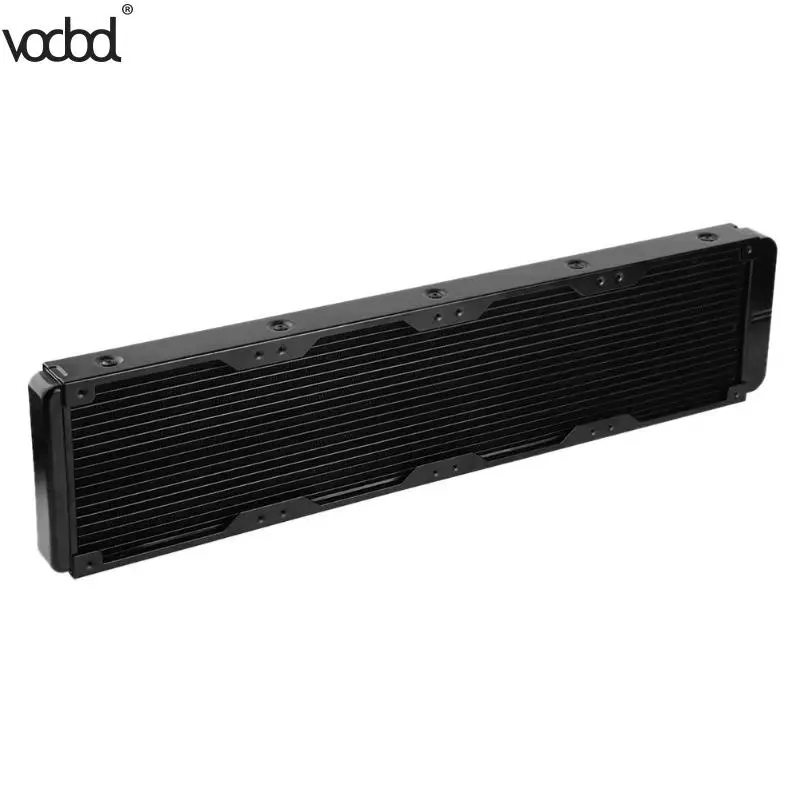 

VODOOL 480mm 18 Tubes Computer PC Water Cooling System Water Discharge PC CPU Liquid Water Straight Threaded Heat Sink Radiato