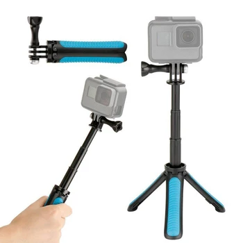 

New 1Pc For Gopro Shorty Handgrip Extension Pole Extendable Monopod Tripod Selfie Stick for iPhone Gopro Hero 7 6 5 Xiaomi YI 4k