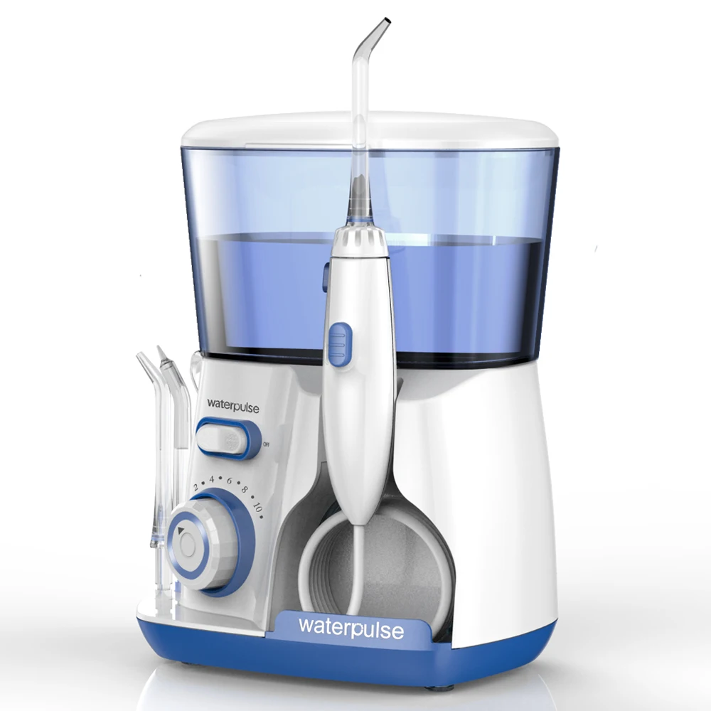 

V300G Water Flosser Dental Oral Irrigator With 5pcs Tips Dental Water Flosser Water Floss 800ml Oral Hygiene Sanitizer