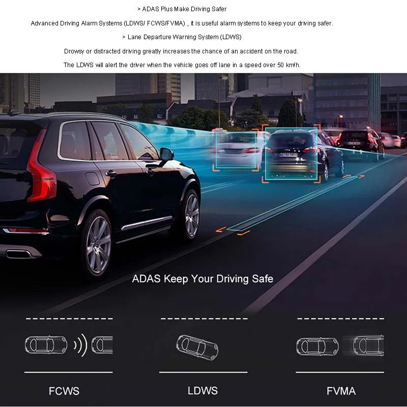 Anstar Android 4G 10'' Rearview Mirror Night Vision Car Mirror FHD 1080P Dash Cam ADAS GPS Rear View Car Video Recorder