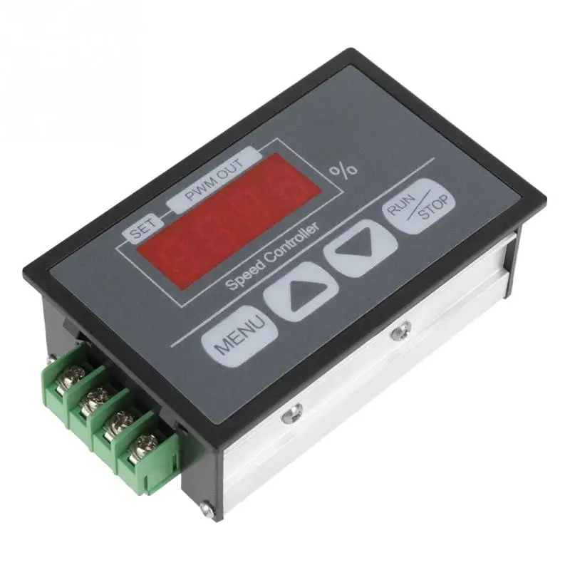 

6-60V Digital Display Percentage Tachometer DC Motor Slow Start and Stop Speed Controller