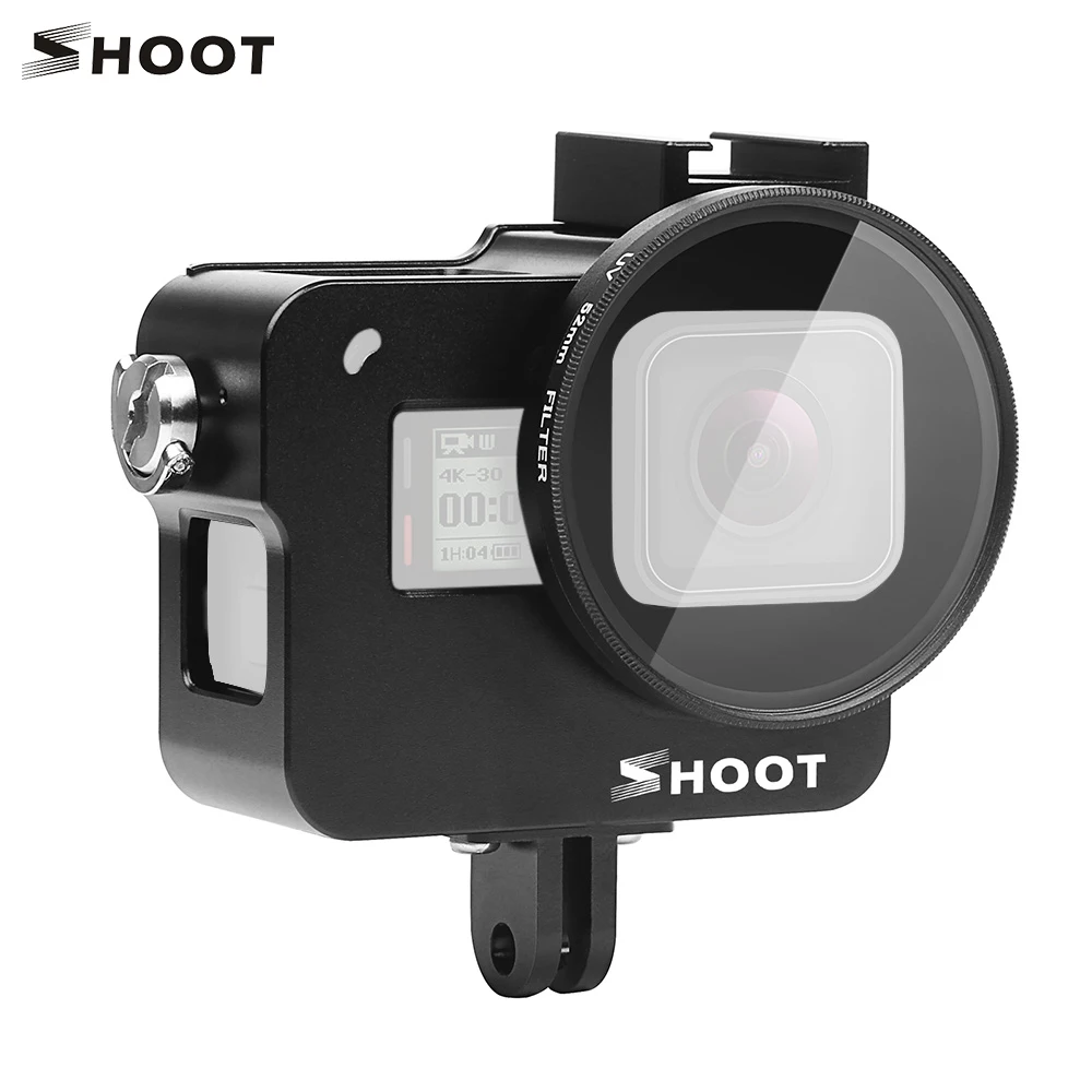 Защитный чехол для камеры SHOOT XTGP505A каркас из алюминиевого сплава с УФ фильтром 52