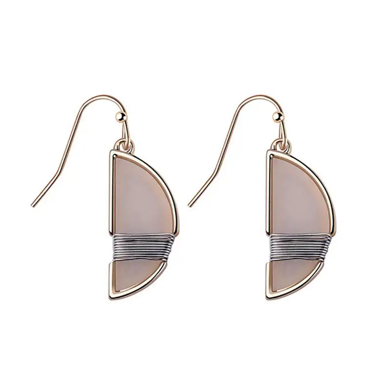 

Fashionable Pink Earrings For Women Classic Elegant Temperament Moon Pattern Earrings For Women Christmas Birthday Gifts