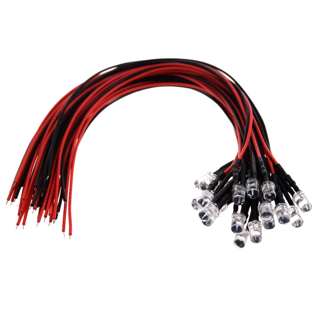 

20pcs/Lot 5mm 12V DC Blue LED Lamp Light Set Pre Wired 25cm Lamp Decoration Light Emitting Diodes Pre-soldered For DIY Home