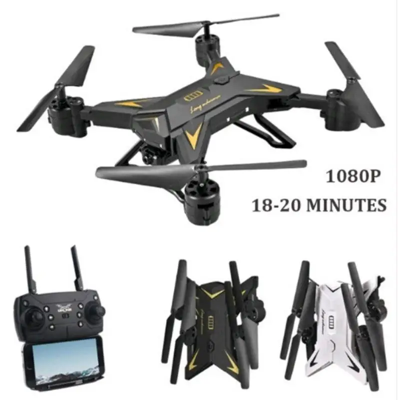 KY601S RC вертолет Дрон с камерой HD 640/1080P WIFI FPV селфи Профессиональный складной