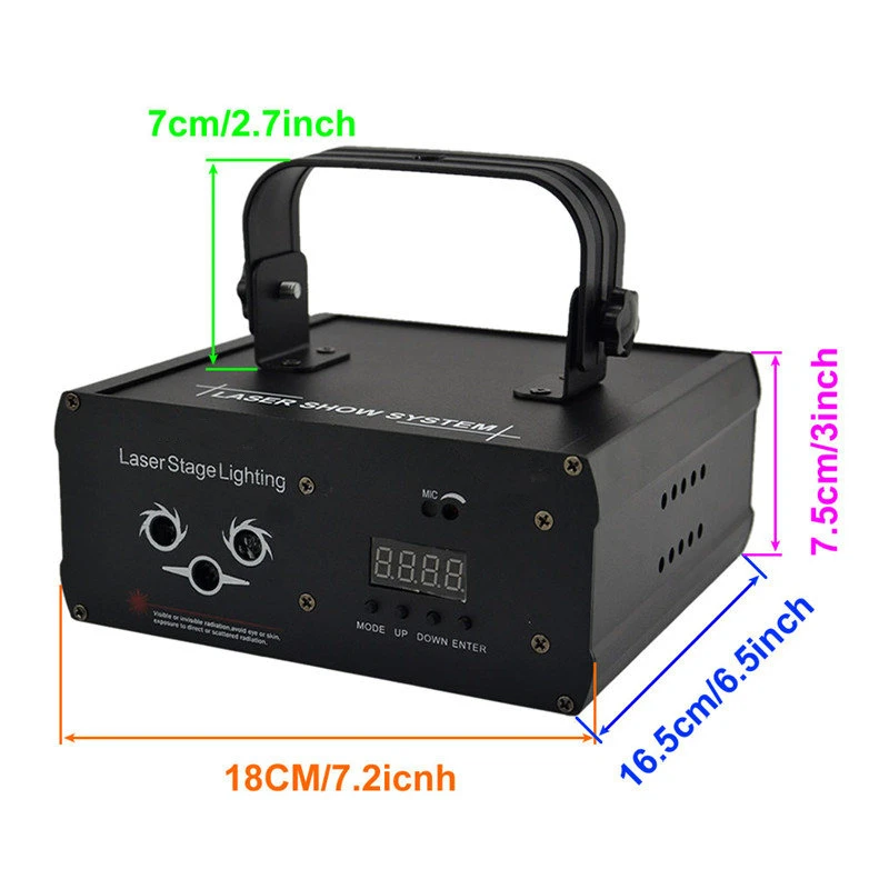 Sharelife мини DMX RGB Gobos микс гипнотический Аврора DJ Лазерный свет проектор Авто звук