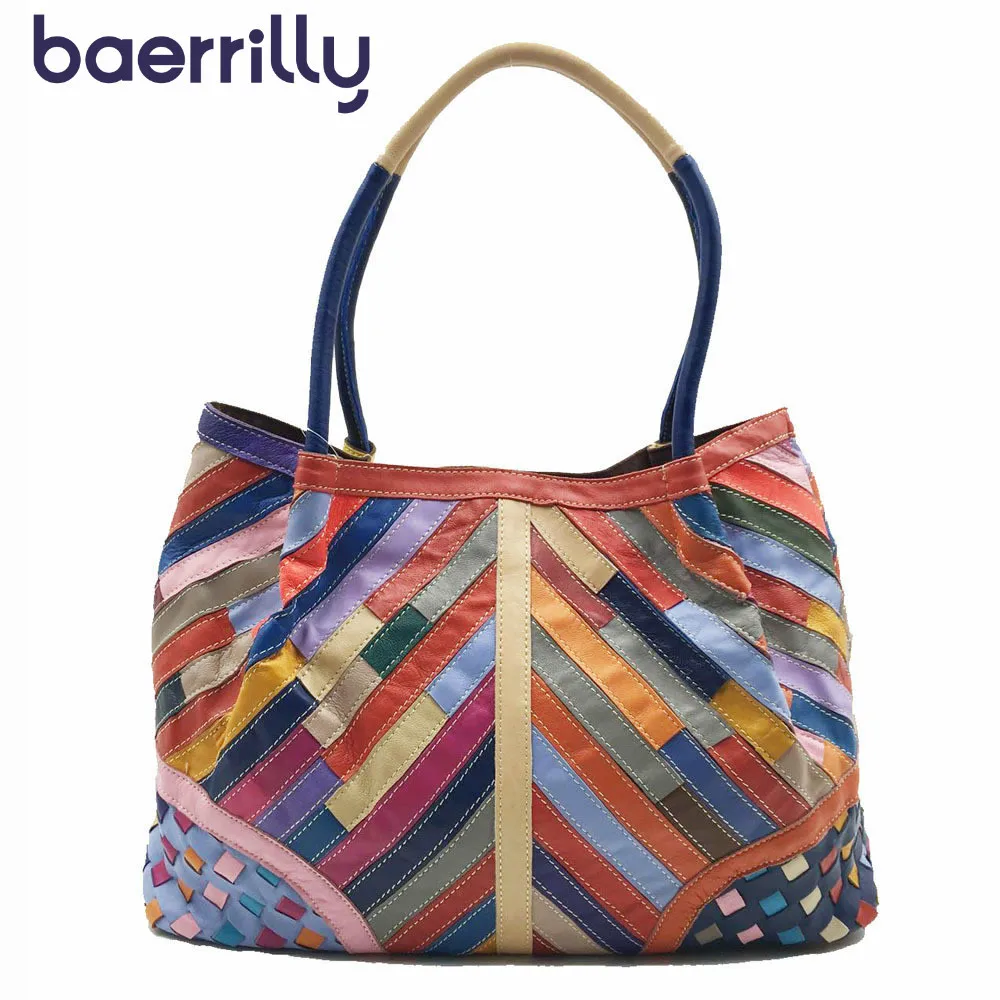 

Women Handbags Shoulder Bag Luxury Handbags Women Bags Designer Colorful Female Totes Genuine Leather Crossbody Bags For Women