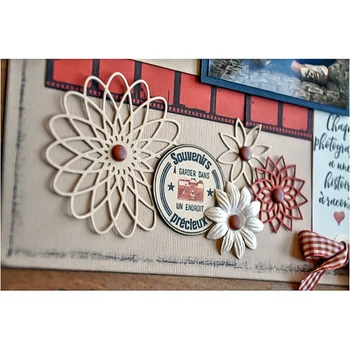 

Rosace Scrapbooking Dies Metal Cutting Dies New 2018 for Cards Making Photo Album Home Decoration Embossing Craft Dies Cut