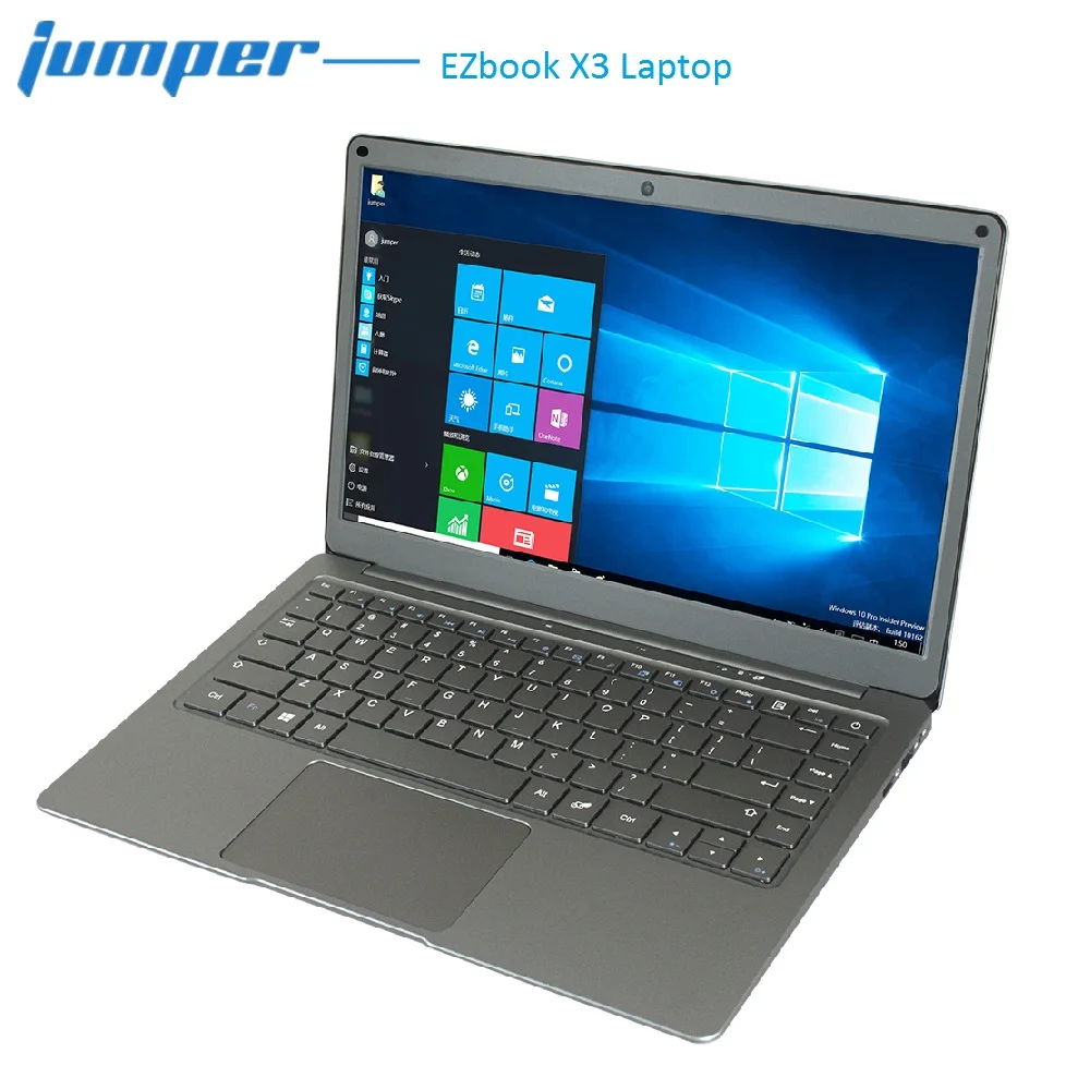 Jumper EZbook X3 Laptop 13.3 inch Windows 10 Intel Apollo Lake N3350 Quad Core 6GB RAM 64GB eMMC HDMI Dual WiFi 4500mAh Notebook