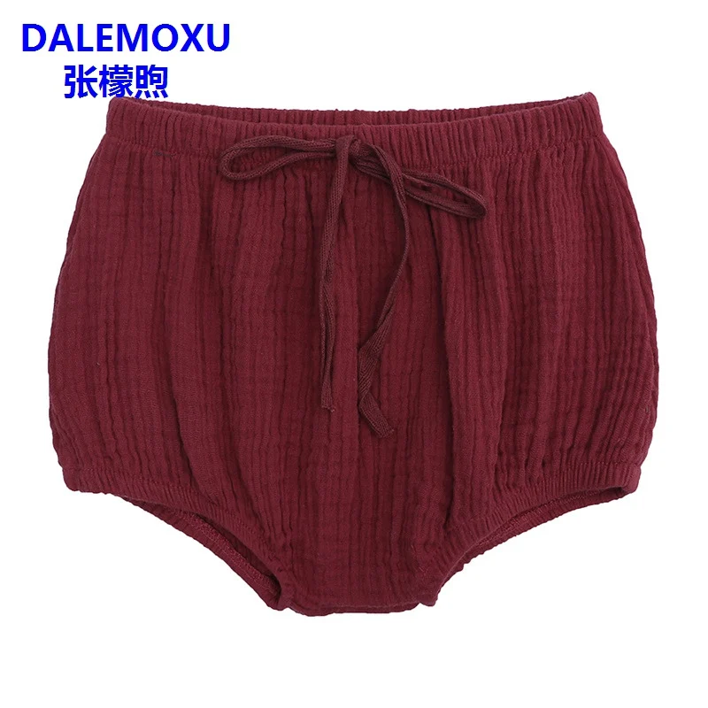 Детское нижнее белье DALEMOXU Мягкое хлопковое и льняное однотонное короткое для