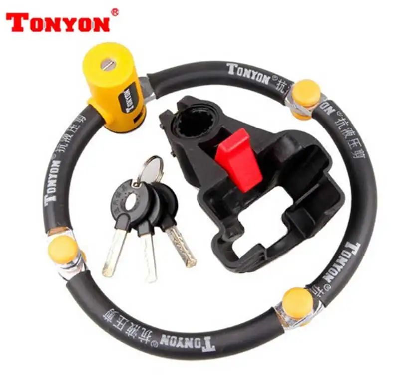 

TONYON lock In section four of mountain bike folding bicycle Strong Foldable lock anti-theft hydraulic High Quality