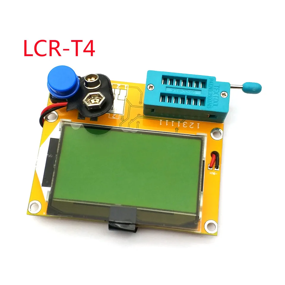 

Mega328 M328 LCR-T4 12846 LCD Digital Transistor Tester Meter Backlight Diode Triode Capacitance ESR Meter MOS/PNP/NPN L