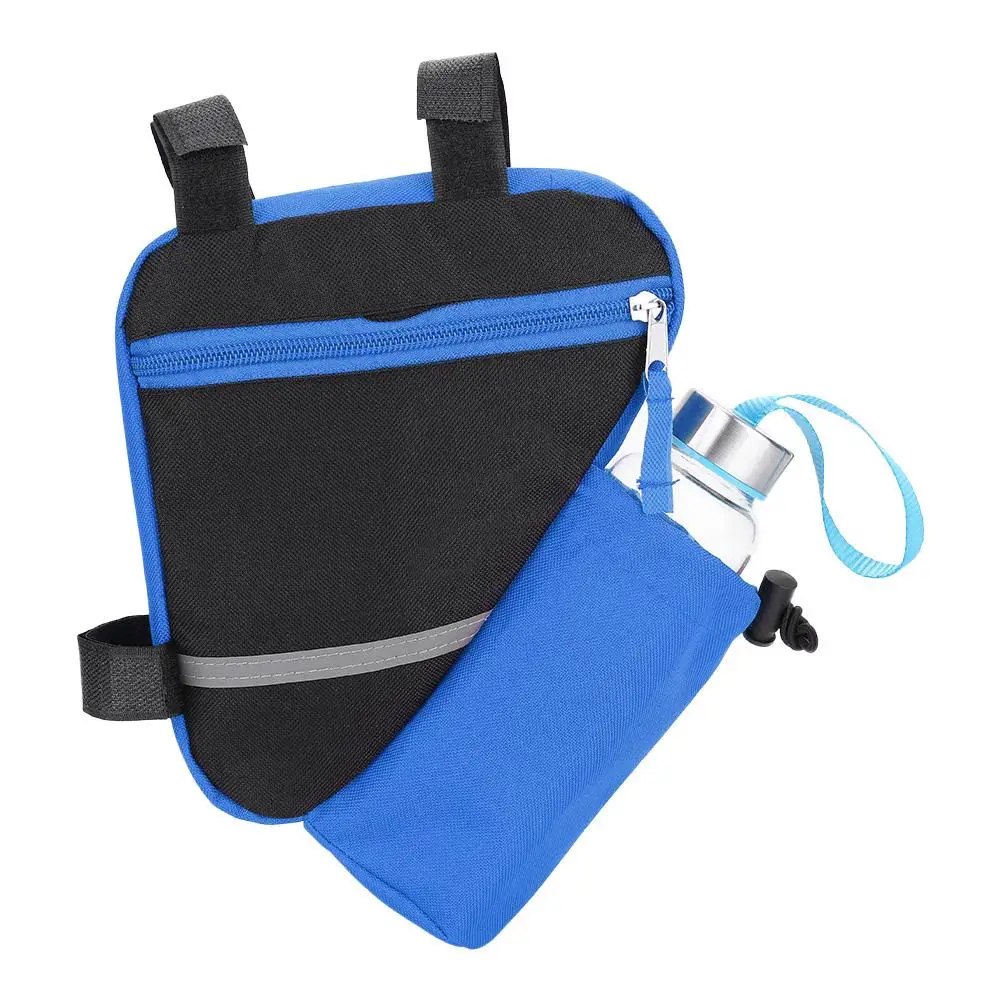 Top Bicycle Bag Bicycle Triangle Bags Bike Front Tube Frame Pannier Bag Road Bike Repair Tools Pouch Holder Riding Accessories 5