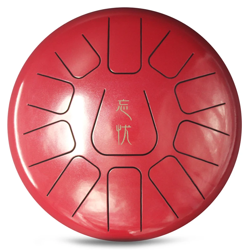

Fantastic Handpan 12 Inch Mini 11 Tone High-grade Steel Tongue Percussion Drum Handpan Instrument With Drum