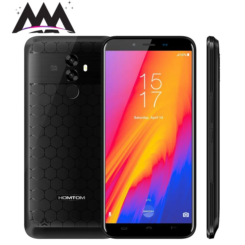 

Homtom S99 Android 8.0 Smartphone 6200mAh 4GB RAM 64GB ROM MT6750 Octa Core cell phonws 5.5" 18:9 Screen Face ID Mobile Phone
