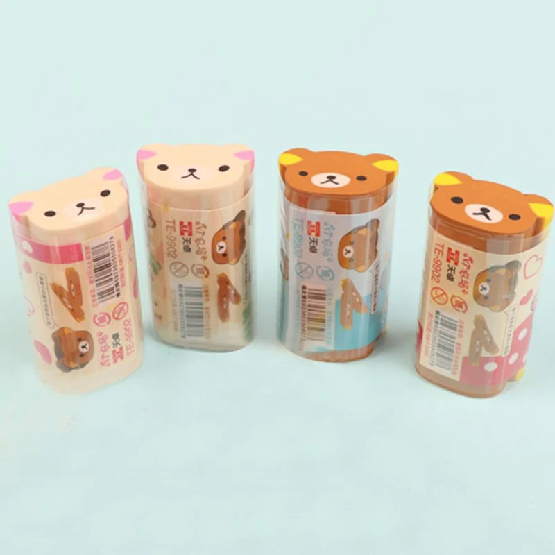 

Novelty Erasers Cute Cartoon Animals Rubber Kawaii Bear Pencil Eraser Girls Kids Gifts School Office Korean Stationery Supplies