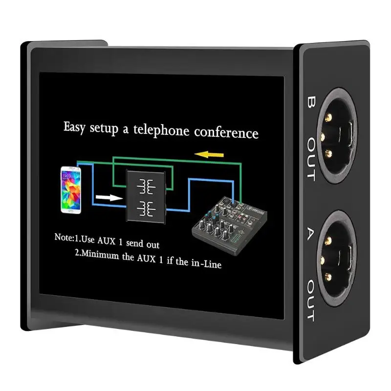

Full Band Dual Channel Audio Signal Isolator Current Acoustic Noise Filter