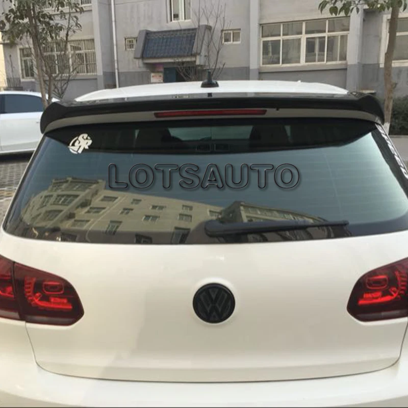 Спойлер для Volkswagen Golf 6 GT I G TI спойлер верхний из углеродного волокна|Спойлеры и