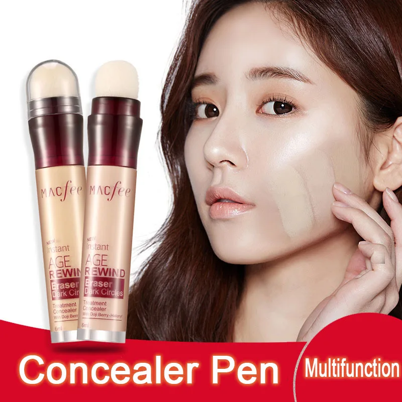

BearPaw New Face Foundation Concealer Eraser Pen Long Lasting Dark Circles Corrector Contour Concealers Stick Cosmetic Makeup