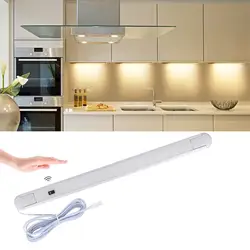 CLAITE 30 см светодиодный бар свет ручной волны сенсор под кабинет жесткой полосы для Кухня Ванная комната украшения дома