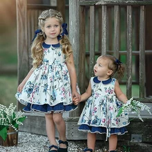 Pudcoco/платье принцессы в стиле Лолиты для маленьких девочек; кружевные свадебные платья-пачки для девочек; одежда для маленьких детей