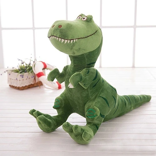 cute-cartoon-kids-gift-simulation-tyrannosaurus-rex-apatosaurus-dinosaur-plush-toy