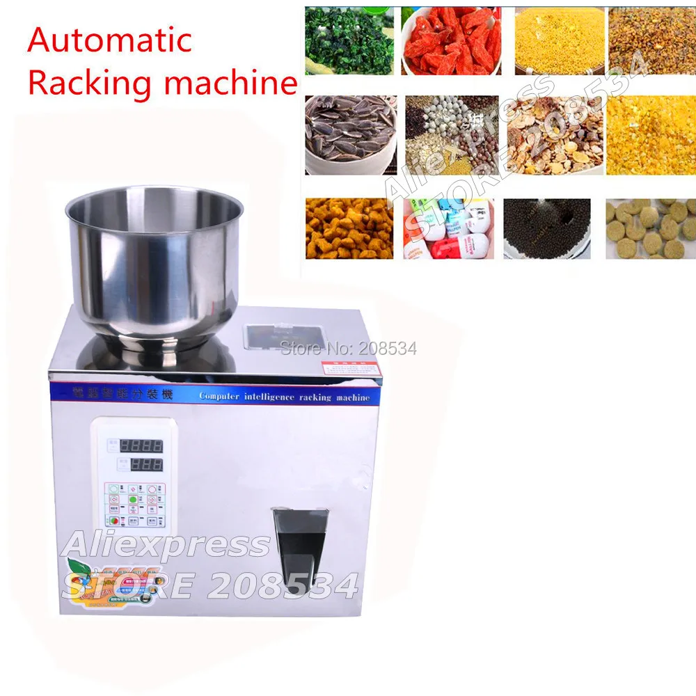 Lowest Factory Price Food racking machine Granular powder medicinal food weighing filling machine seed salt filler 25g