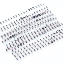 Завеса LL34 SMD зенеровские пакет диодов 1/2W 3 v-24 v 15 видов* 20 штук = 300 шт. 1N4148 комплект