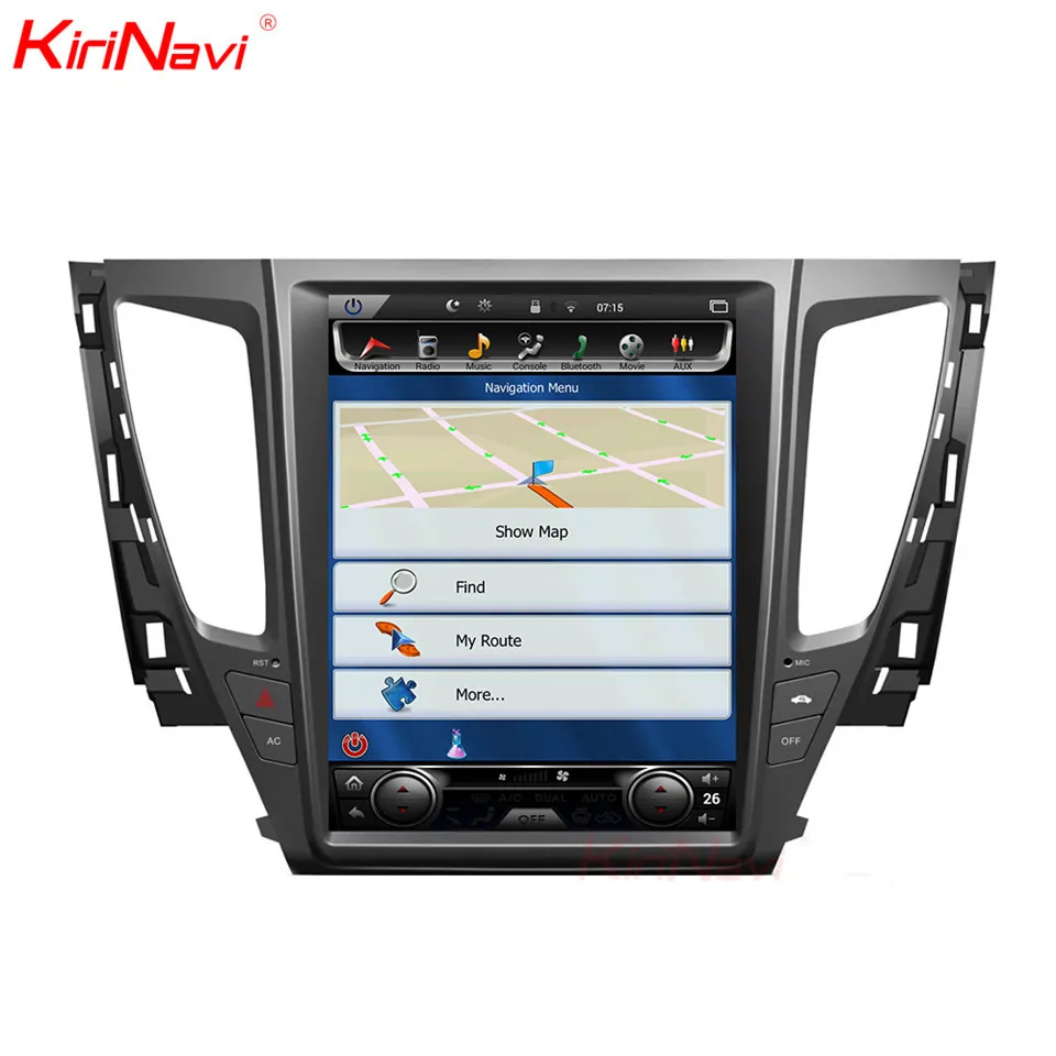 Clearance KiriNavi Vertical Screen Tesla Style 12.1inch Car MultimediaFor Mitsubishi Pajero Sport Montero Android Radio GPS Navigation MP3 2