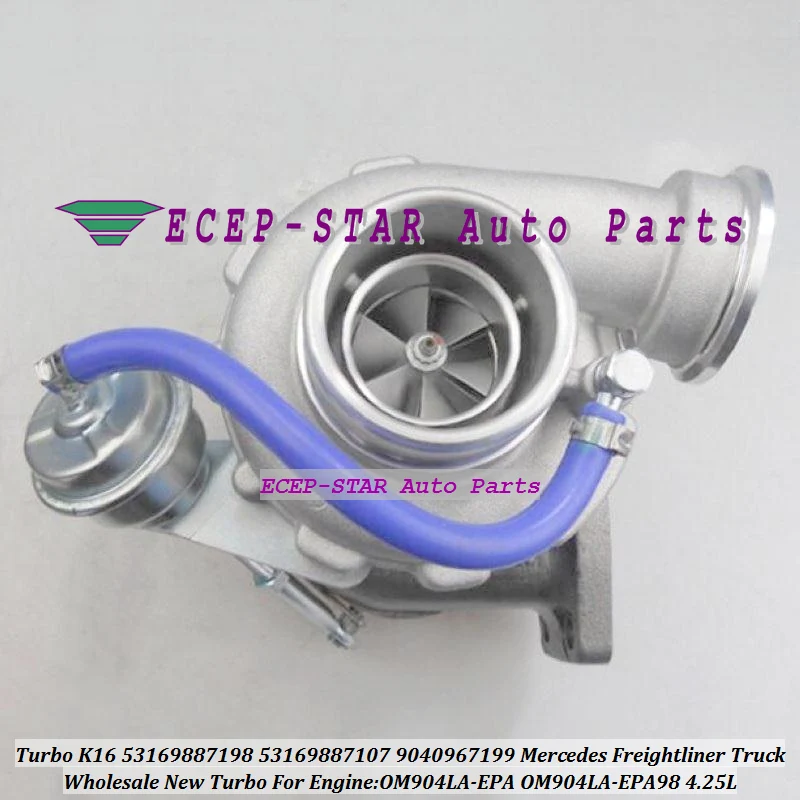 

Turbo K16 53169887198 53169887107 9040967199 Turbocharger For Mercede*s For Freight*liner Truck OM904LA-EPA OM904LA-EPA98 4.25L