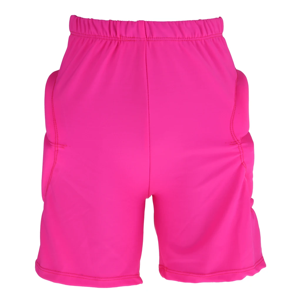 

3D Ski Hip Short Protective Shorts Butt Pad Shorts Pink for Hockey Snowboarding Ice Skating Roller Skating Skateboard Children