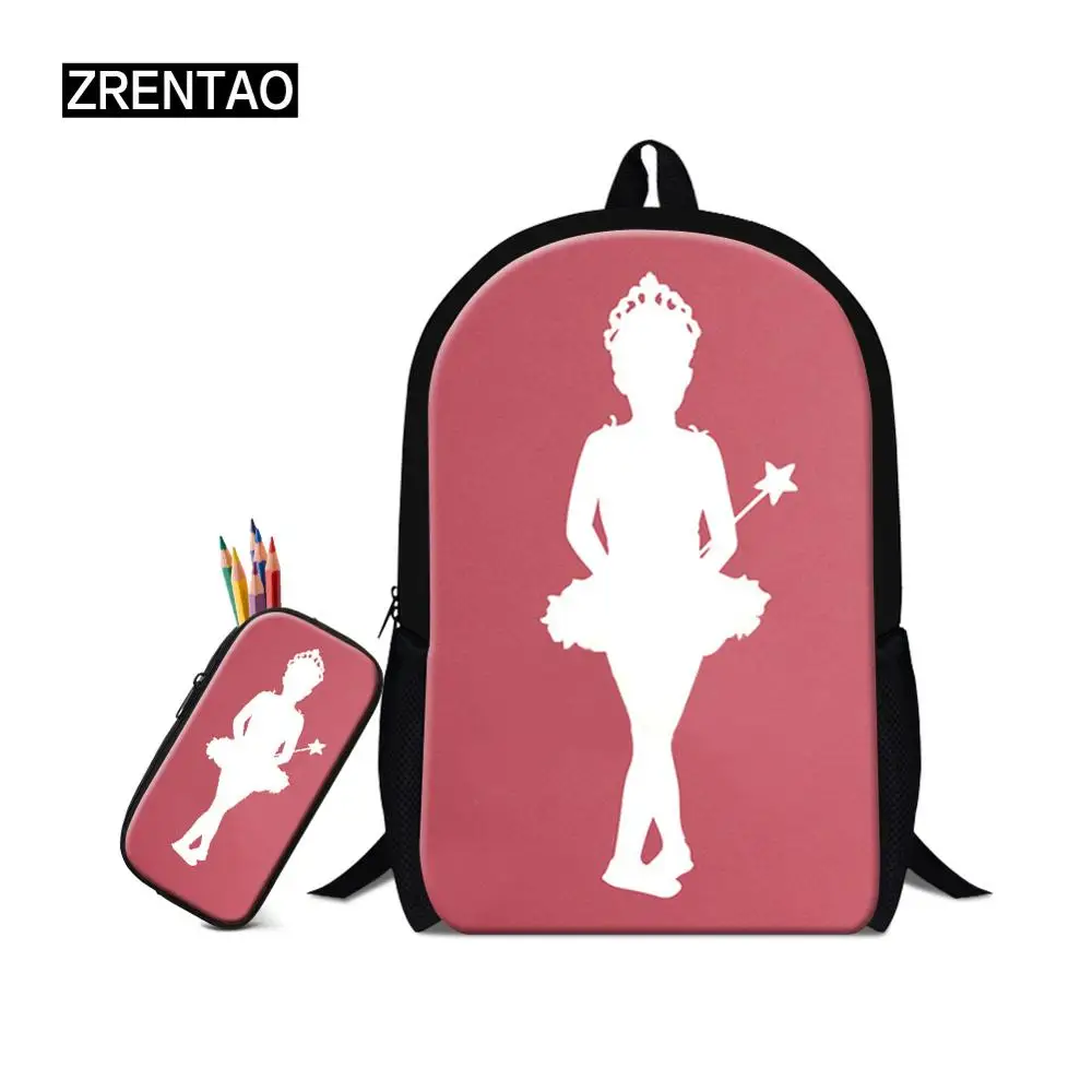 

Black/Red/Grey Fashion Ballet Print Children School Bags for Girls set Backpack Kids Backpacks Waterproof Primary kids Schoolbag