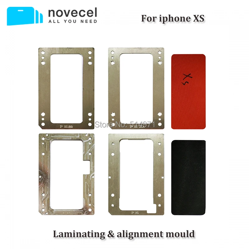 

Novecel For iphone XS Laminating Mould and Alignment mould Compatible for YMJ Machine Q5 A5 Laminator LCD Screen Laminate