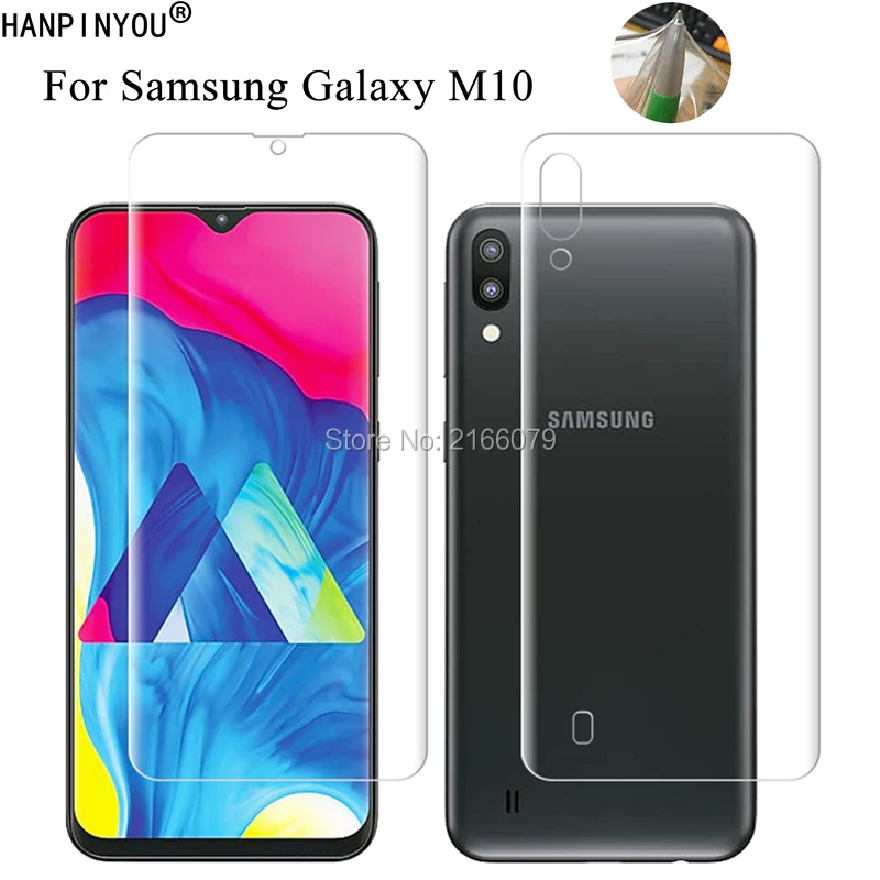 Мягкая ТПУ Защитная пленка для Samsung Galaxy M10 M105 M105F 6 22 дюйма передняя и задняя полная