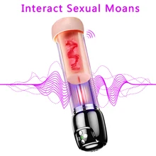 Pompe à pénis vibrateur à vide pénis agrandissement Extender jouets sexuels pour hommes réel vagin Masturbation jouets pour adultes pour homme Sex Shop