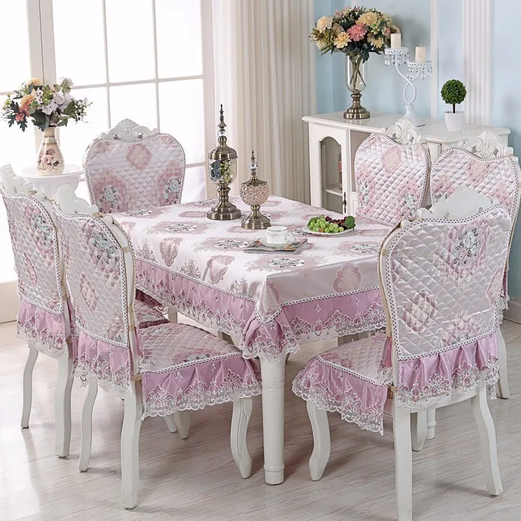 

Europe Jacquard Table Cloth Thickened Cotton Chair Cover Home Hotel Wedding Decorate Banquet Tablecloth High Quality toalha de