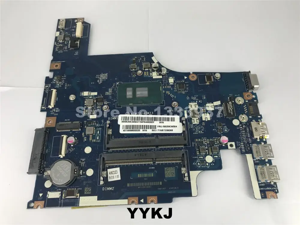 5B20K34584 AIWZ2 AIWZ3 LA-C853P для Lenovo 300-15ISK 500-15ISK материнская плата ноутбука I7-6500U SR2EZ |